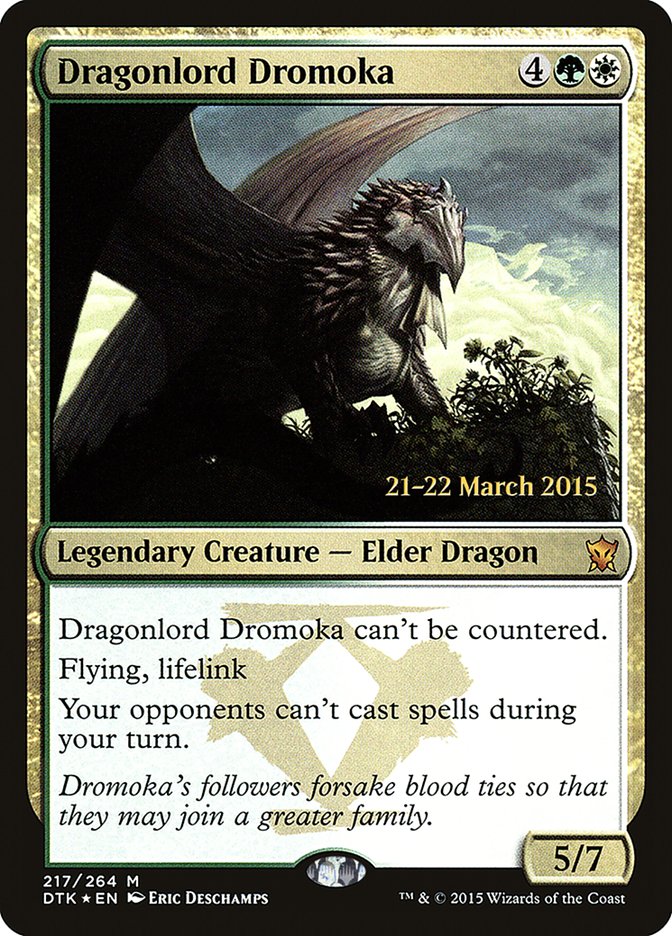 Dragonlord Dromoka, Dragons Of Tarkir Promos Card Art