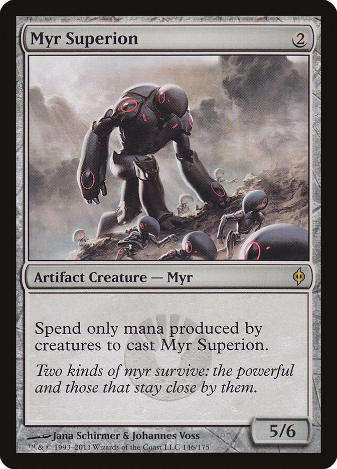 Myr Superion, New phyrexia Card Art