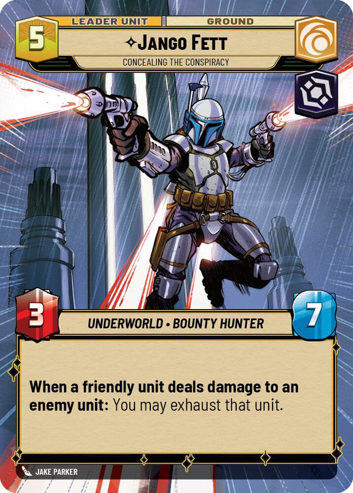 Jango Fett, Concealing the Conspiracy, Twilight of the Republic Card Art