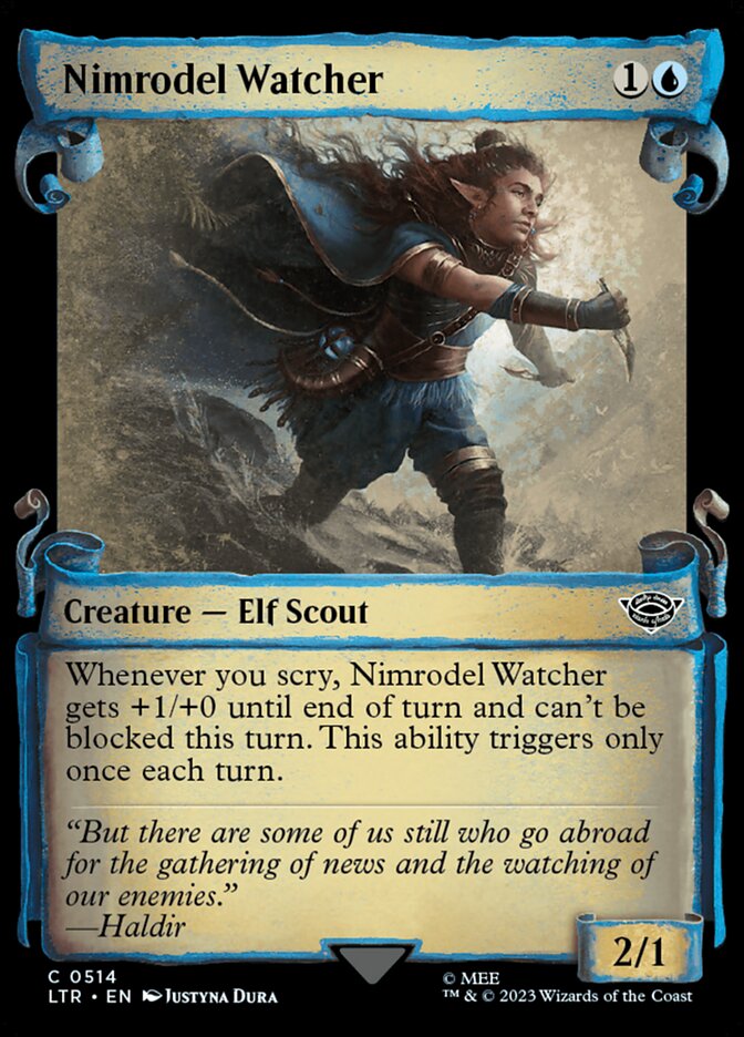Nimrodel Watcher, The lord of the rings: tales of middle-earth Card Art