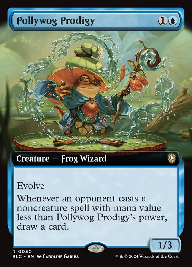 Pollywog Prodigy, Bloomburrow Commander Card Art