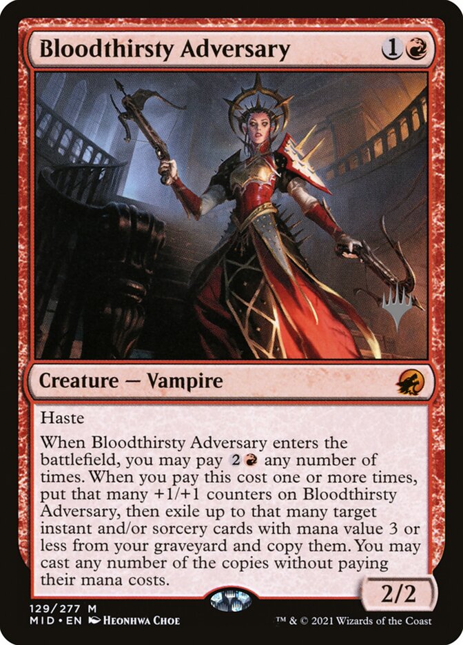 Bloodthirsty Adversary, Innistrad: Midnight Hunt Promos Card Art