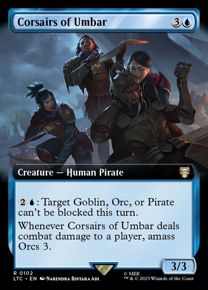 Corsairs of Umbar, Tales Of Middle-Earth Commander Card Art
