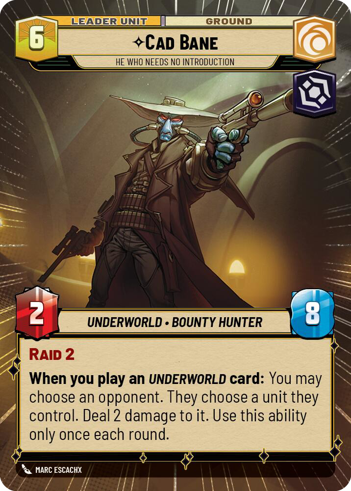 Cad Bane, He Who Needs No Introduction - Hyperspace
