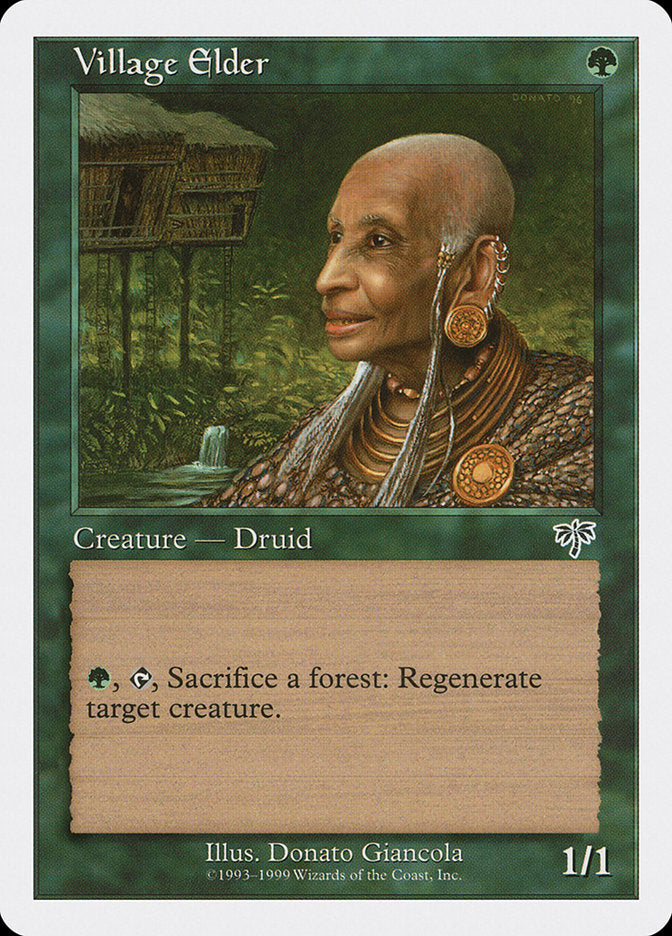 Village Elder, Battle Royale Box Set Card Art