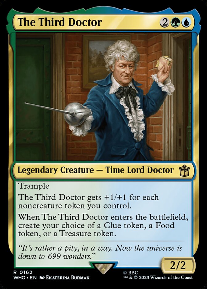 The Third Doctor, Doctor Who Card Art