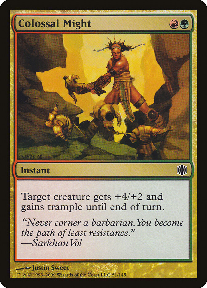 Colossal Might, Alara Reborn Card Art