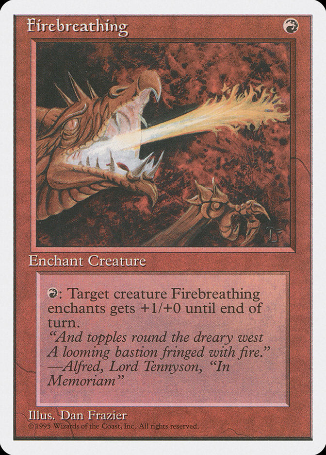 Firebreathing, Fourth edition Card Art