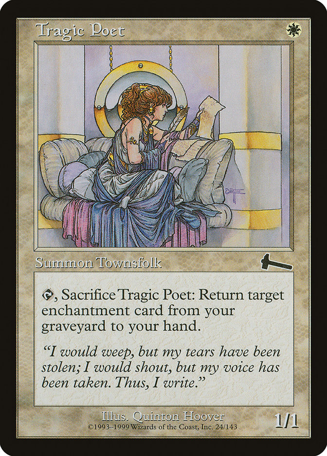 Tragic Poet, Urza's legacy Card Art
