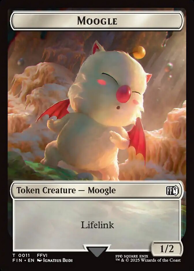 Moogle, Final fantasy tokens Card Art