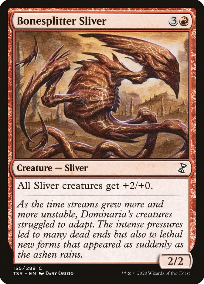 Bonesplitter Sliver, Time spiral remastered Card Art