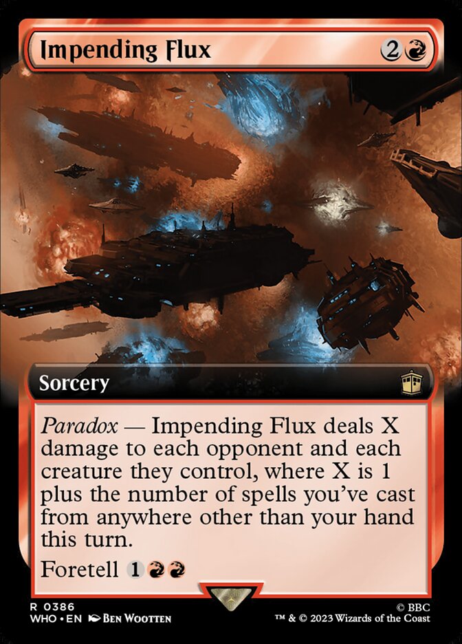 Impending Flux, Doctor who Card Art