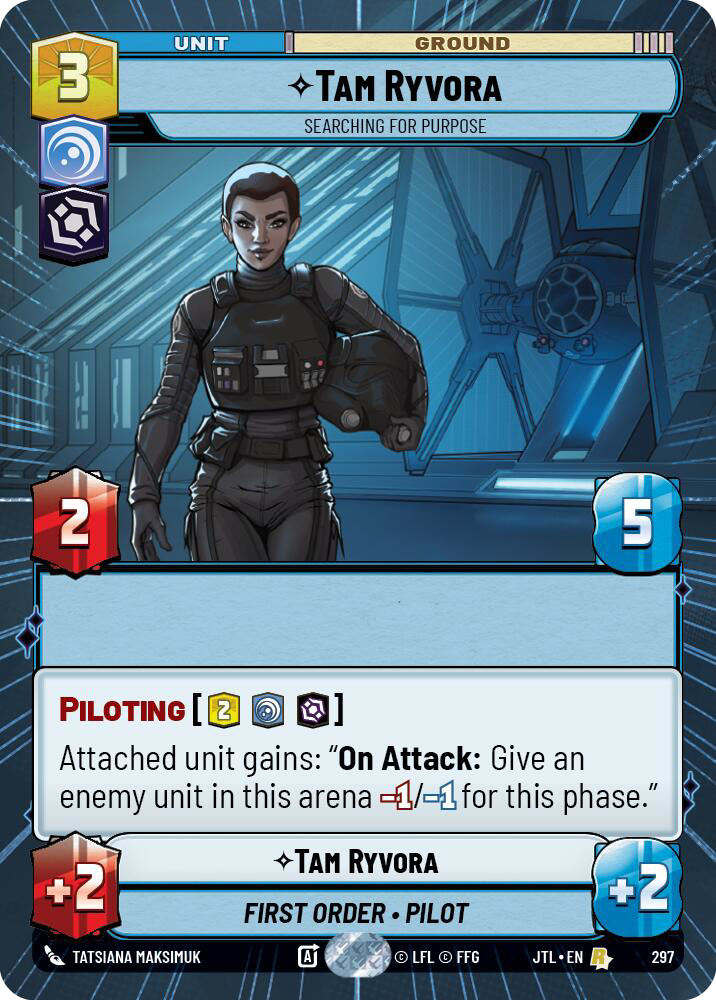 Tam Ryvora, Searching For Purpose, Jump to Lightspeed Card Art