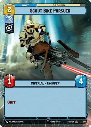 Scout Bike Pursuer - Hyperspace Foil