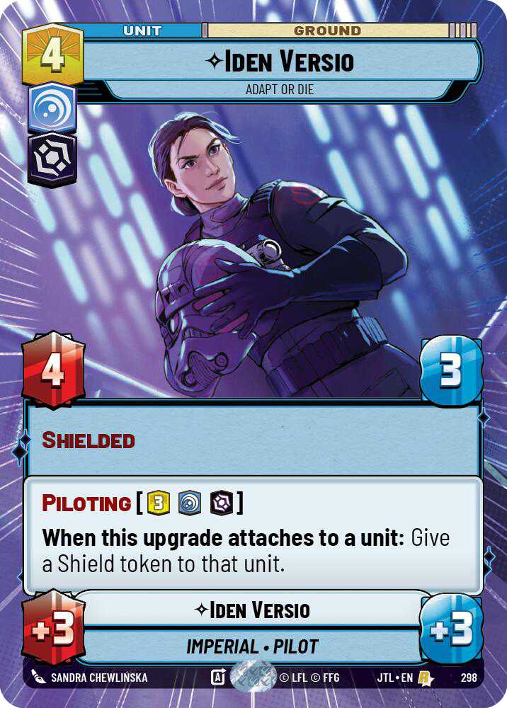 Iden Versio, Adapt or Die, Jump to Lightspeed Card Art