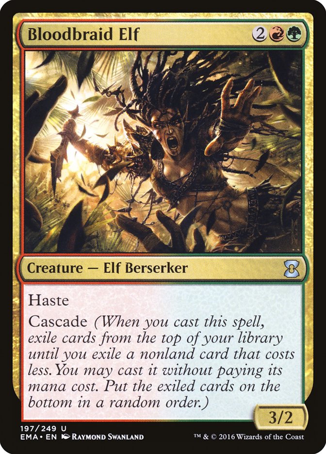 Bloodbraid Elf, Eternal Masters Card Art