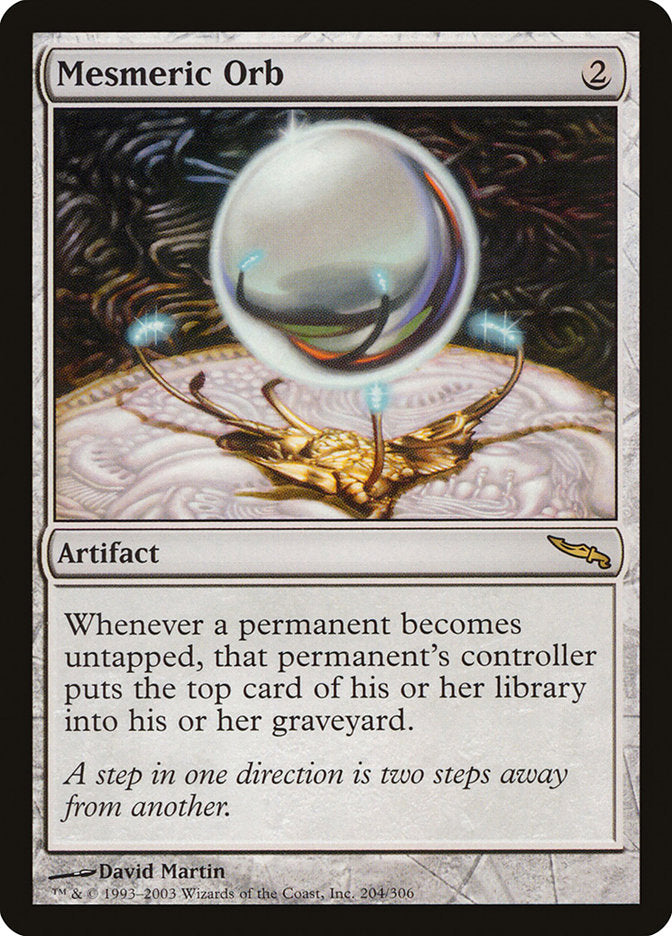 Mesmeric Orb, Mirrodin Card Art