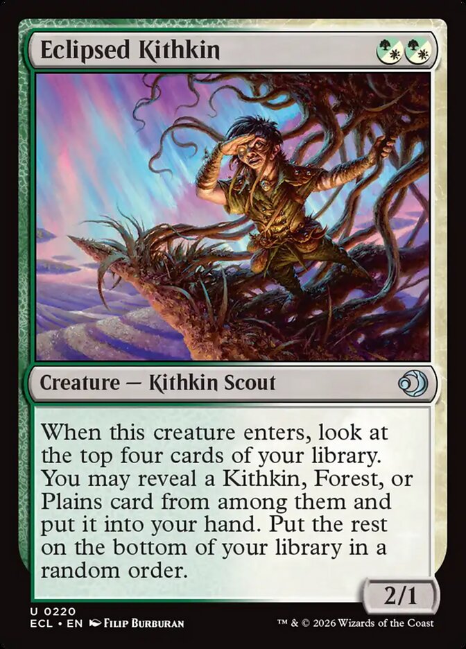 Eclipsed Kithkin, Lorwyn Eclipsed Card Art