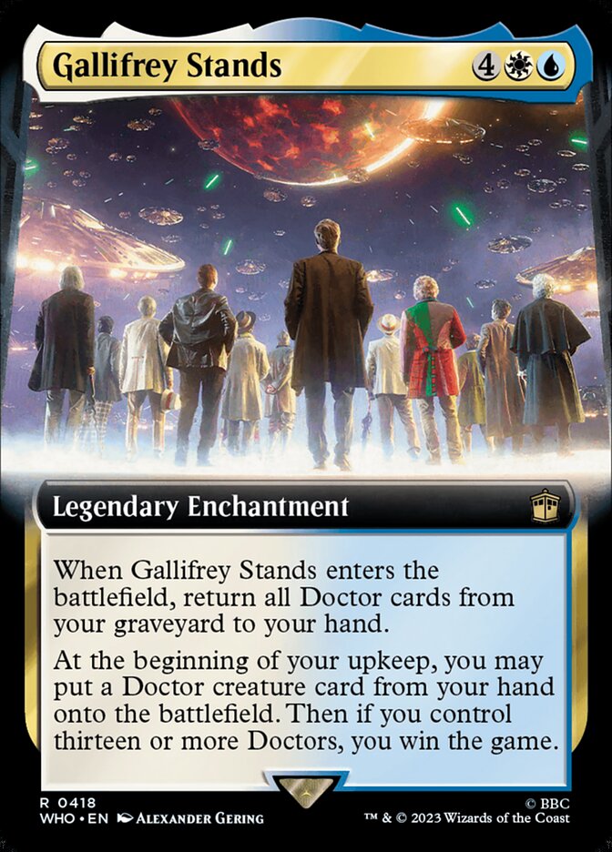 Gallifrey Stands, Doctor who Card Art