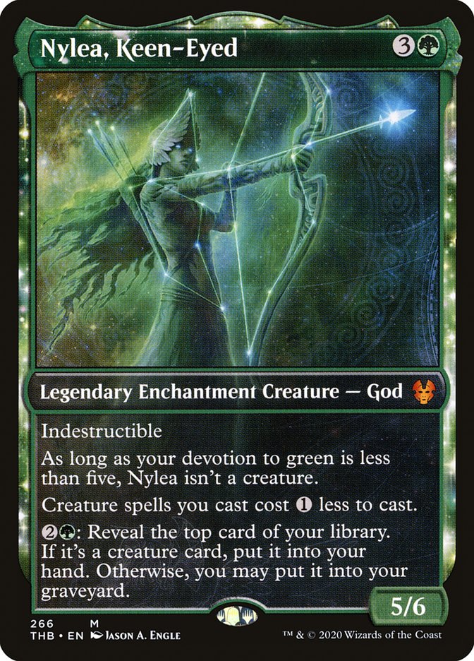 Nylea, Keen-Eyed, Theros Beyond Death Card Art