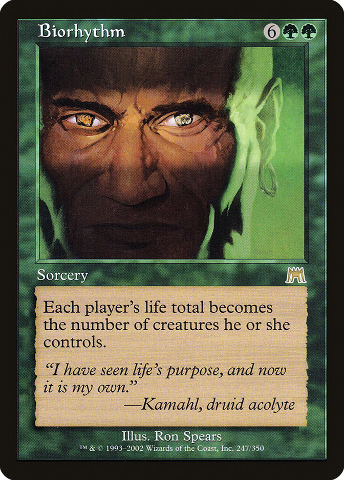 Biorhythm, Onslaught Card Art