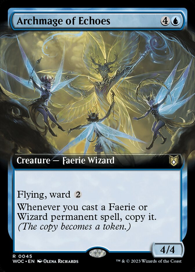 Archmage of Echoes, Wilds Of Eldraine Commander Card Art