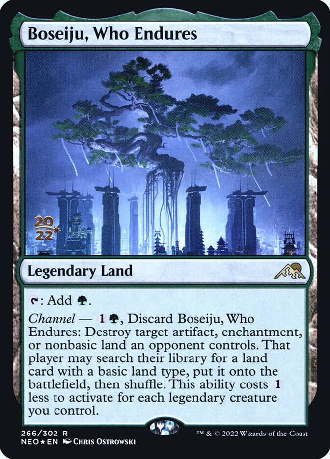 Boseiju, Who Endures, Kamigawa: Neon Dynasty Promos Card Art