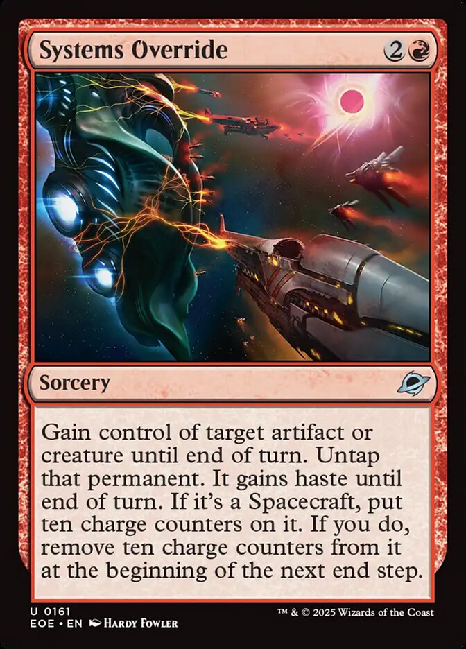 Systems Override, Edge of eternities Card Art