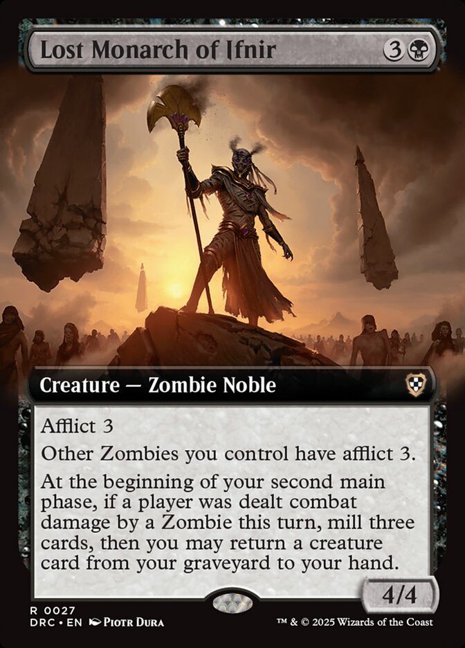 Lost Monarch of Ifnir, Aetherdrift Commander Card Art