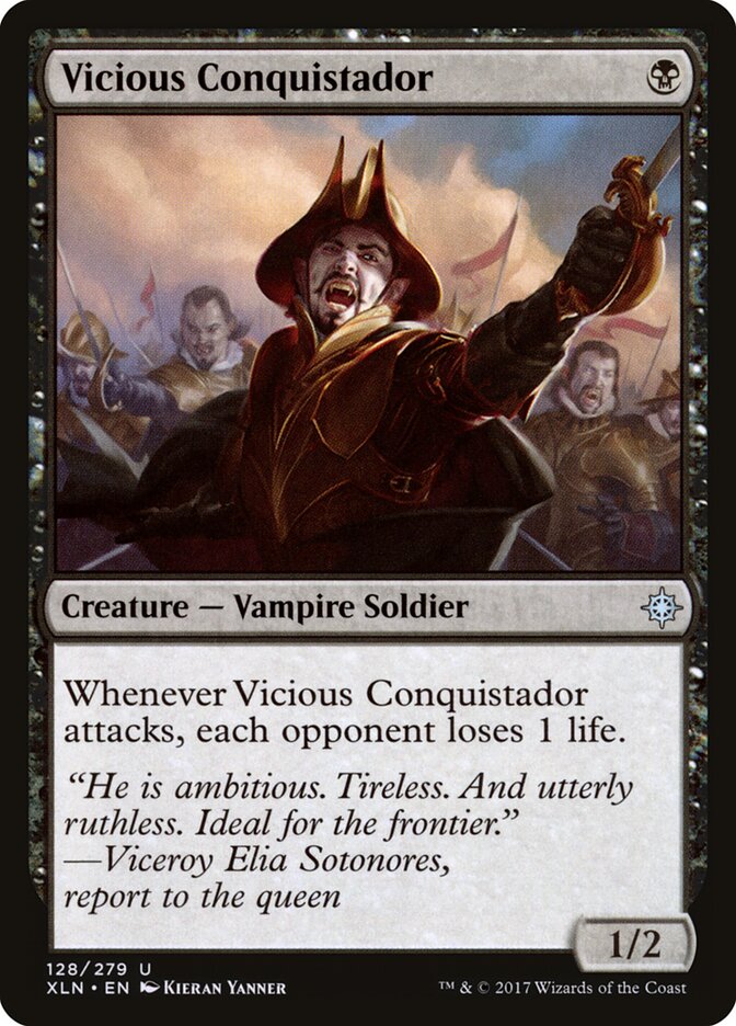 Vicious Conquistador, Ixalan Card Art