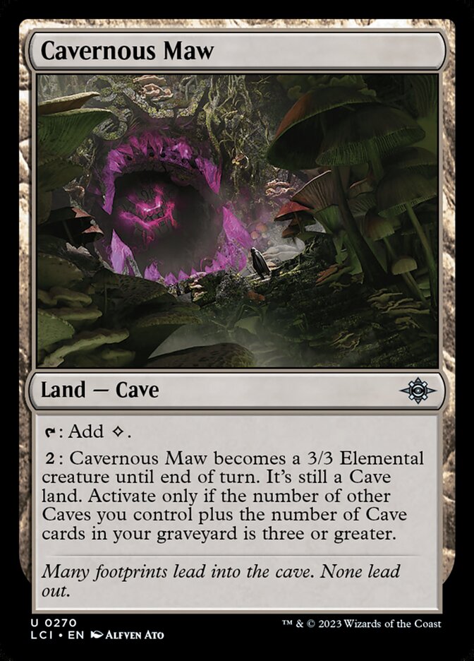 Cavernous Maw, The lost caverns of ixalan Card Art