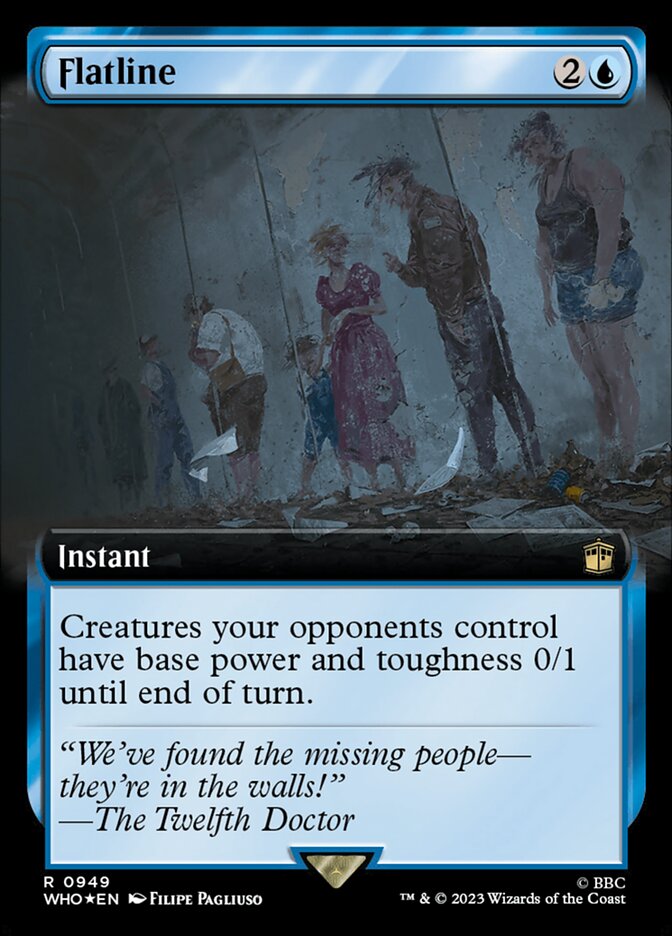 Flatline, Doctor Who Card Art