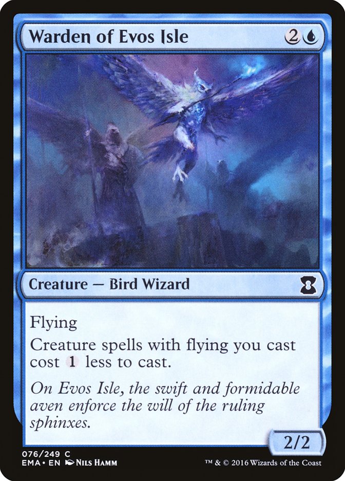 Warden of Evos Isle, Eternal Masters Card Art