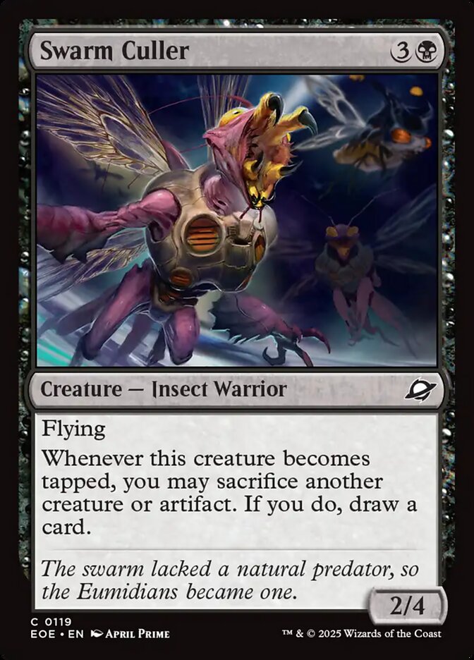 Swarm Culler, Edge Of Eternities Card Art