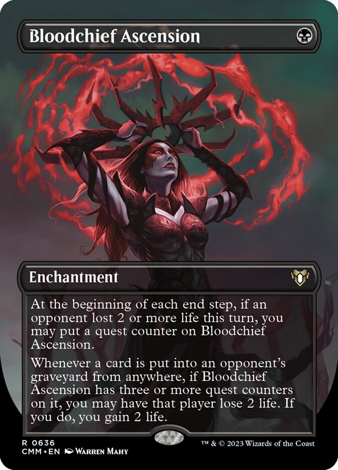 Bloodchief Ascension, Commander Masters Card Art