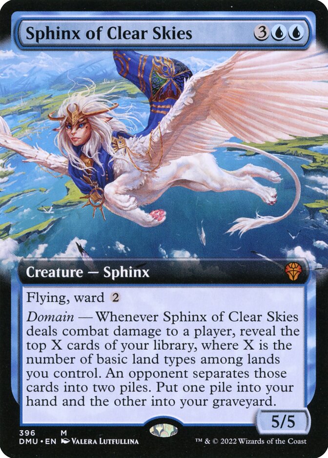 Sphinx of Clear Skies, Dominaria United Card Art