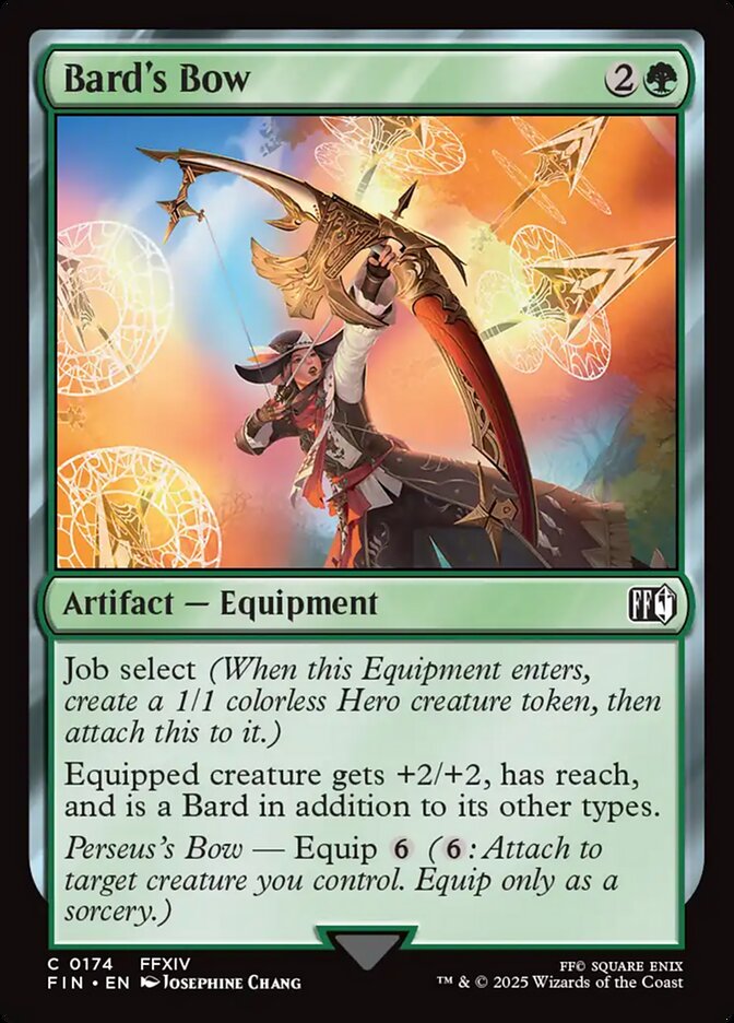 Bard's Bow, Final fantasy Card Art