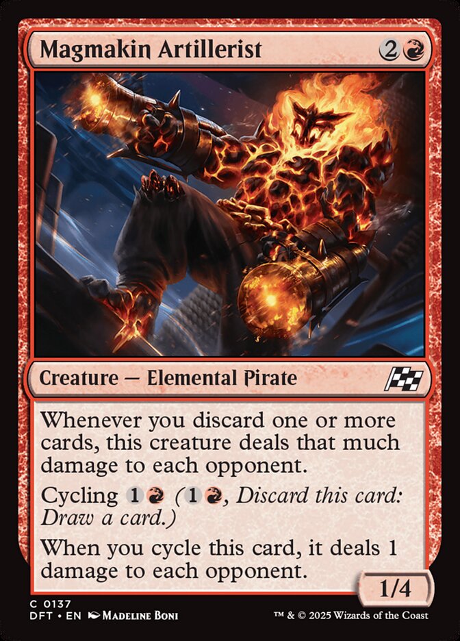 Magmakin Artillerist, Aetherdrift Card Art