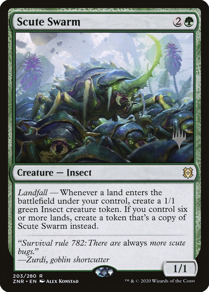 Scute Swarm, Zendikar Rising Promos Card Art