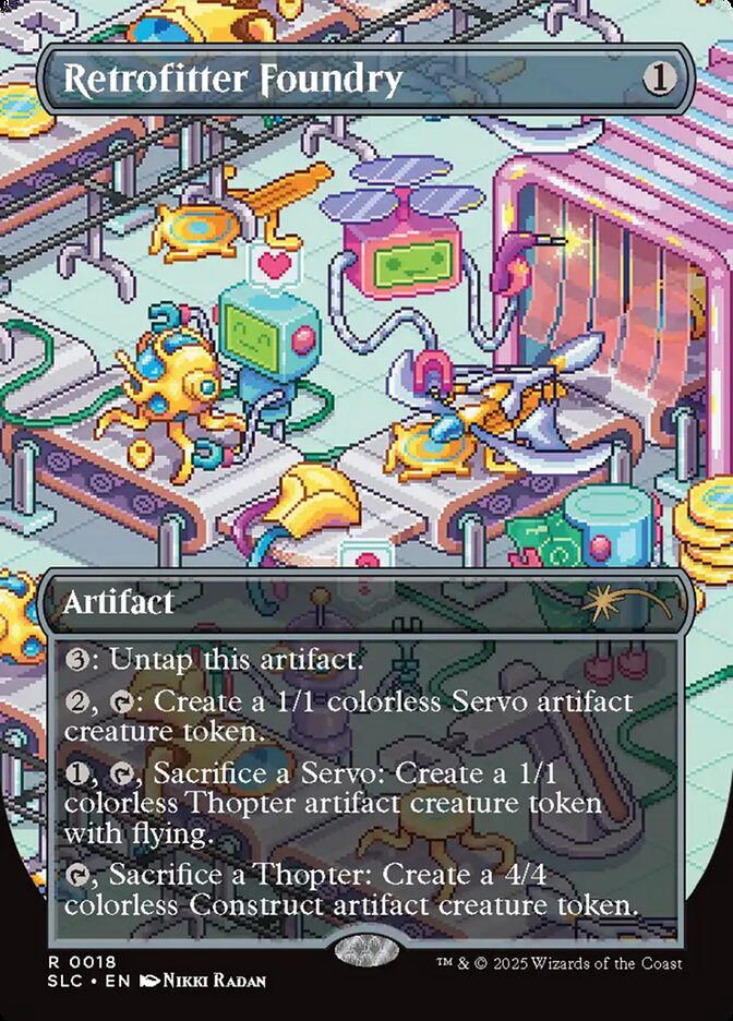 Retrofitter Foundry, Secret Lair Countdown Card Art