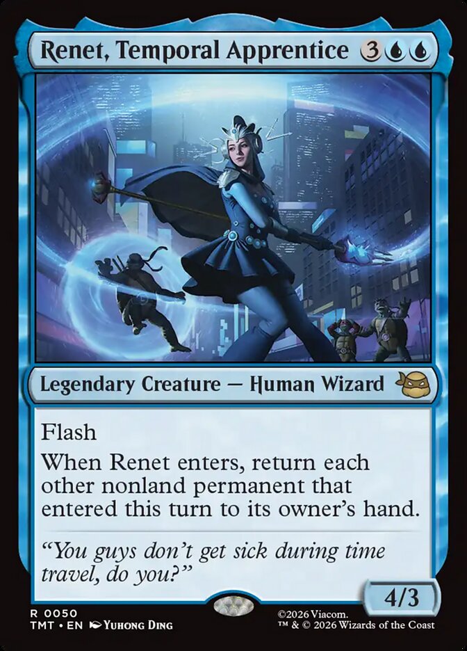 Renet, Temporal Apprentice, Teenage Mutant Ninja Turtles Card Art