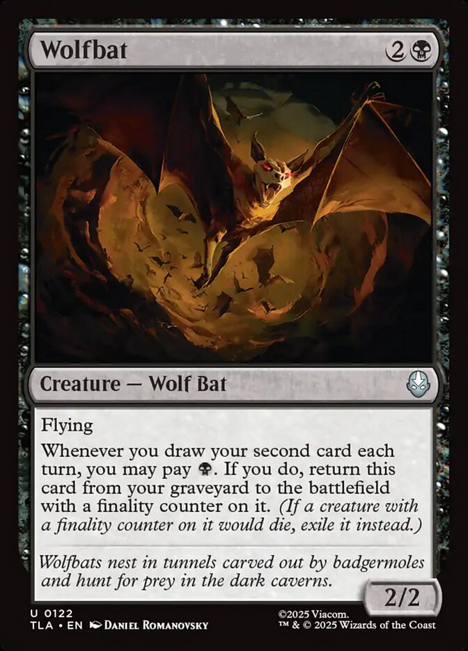 Wolfbat, Avatar: The Last Airbender Card Art