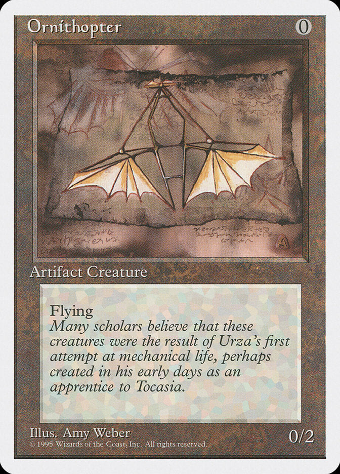 Ornithopter, Fourth edition Card Art