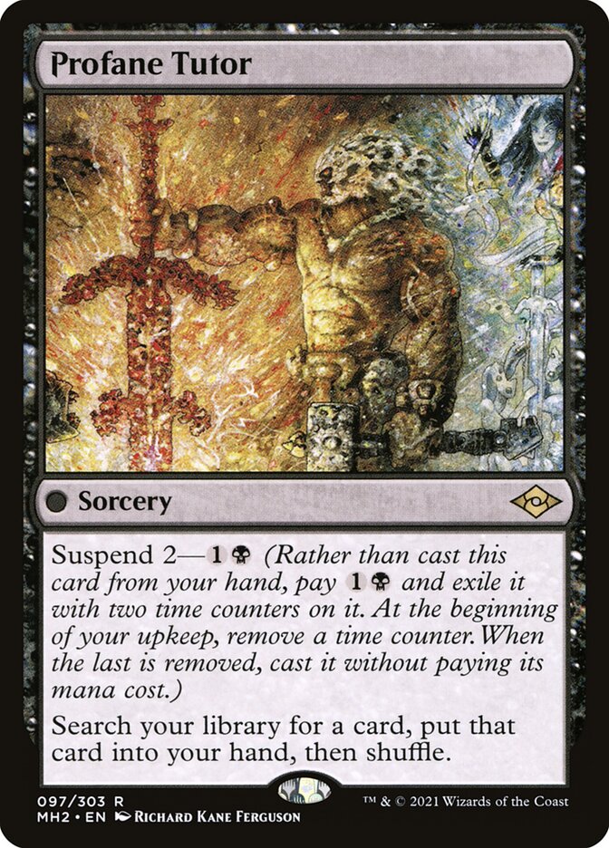 Profane Tutor, Modern Horizons 2 Card Art