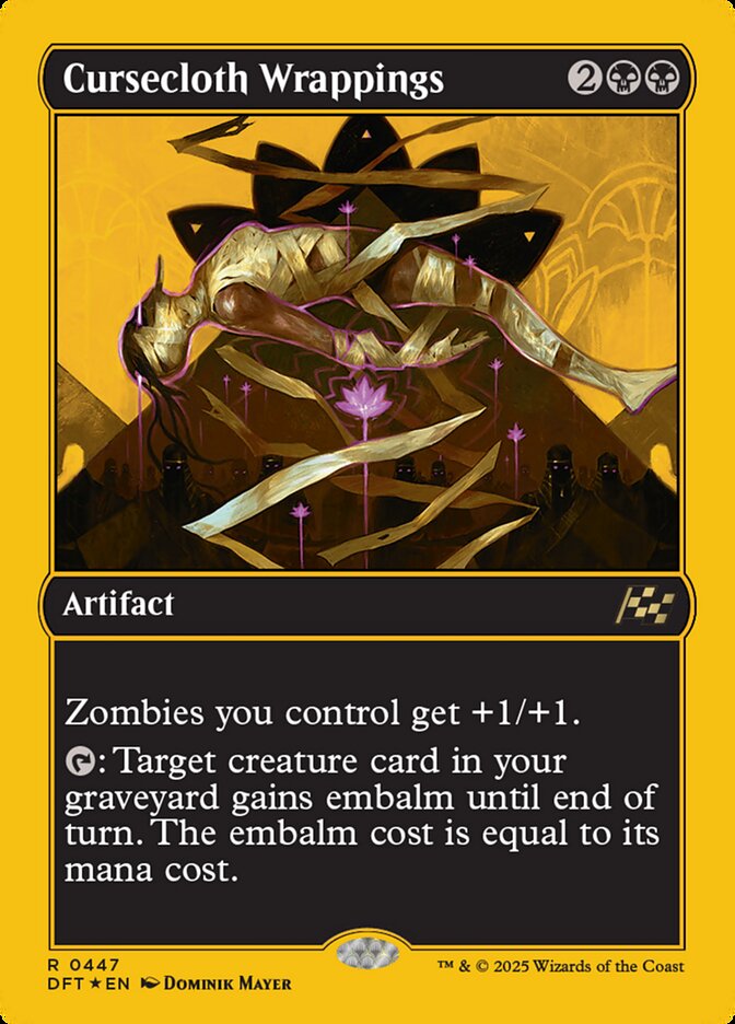 Cursecloth Wrappings, Aetherdrift Card Art