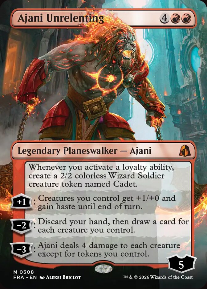 Ajani Unrelenting, Reality Fracture Card Art