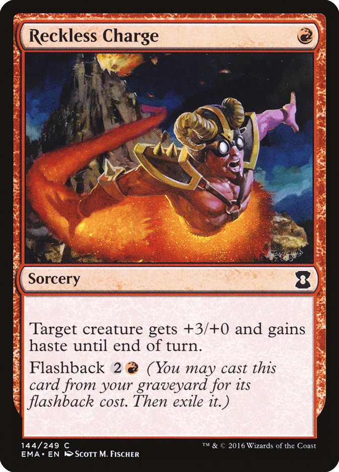 Reckless Charge, Eternal Masters Card Art