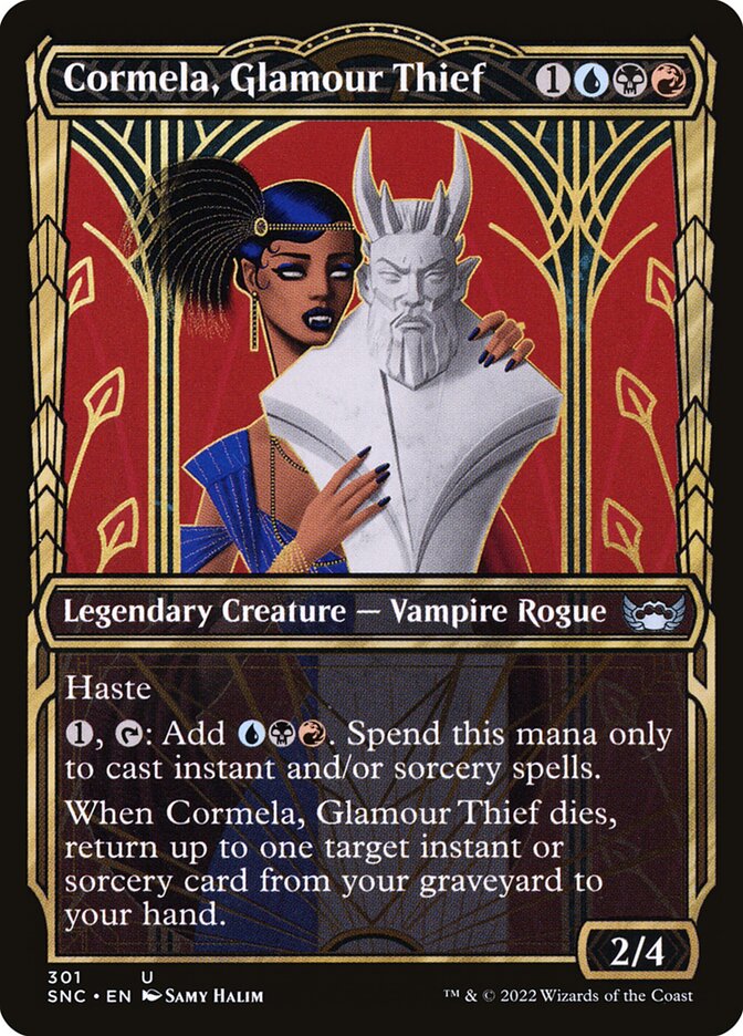Cormela, Glamour Thief, Streets Of New Capenna Card Art