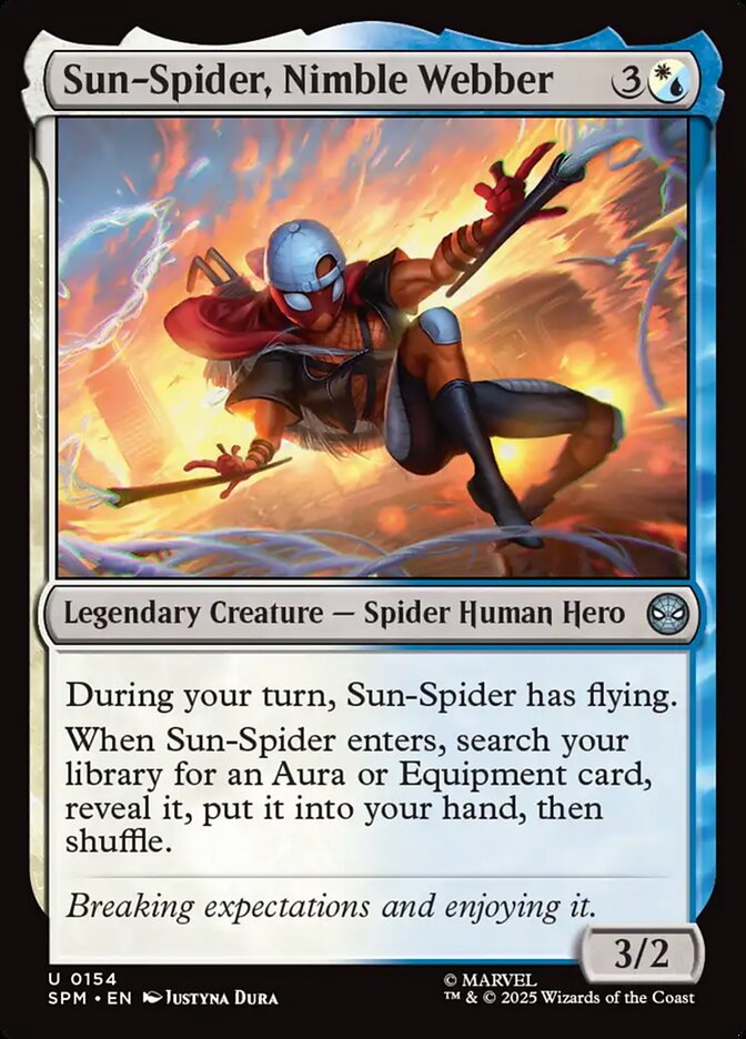 Sun-Spider, Nimble Webber, Marvel'S Spider-Man Card Art