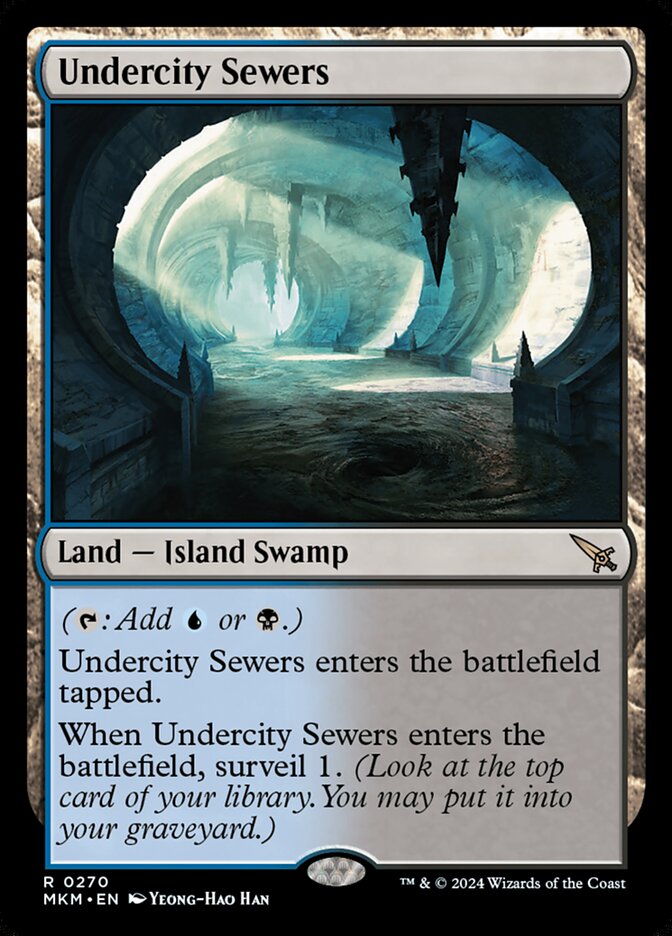 Undercity Sewers, Murders At Karlov Manor Card Art